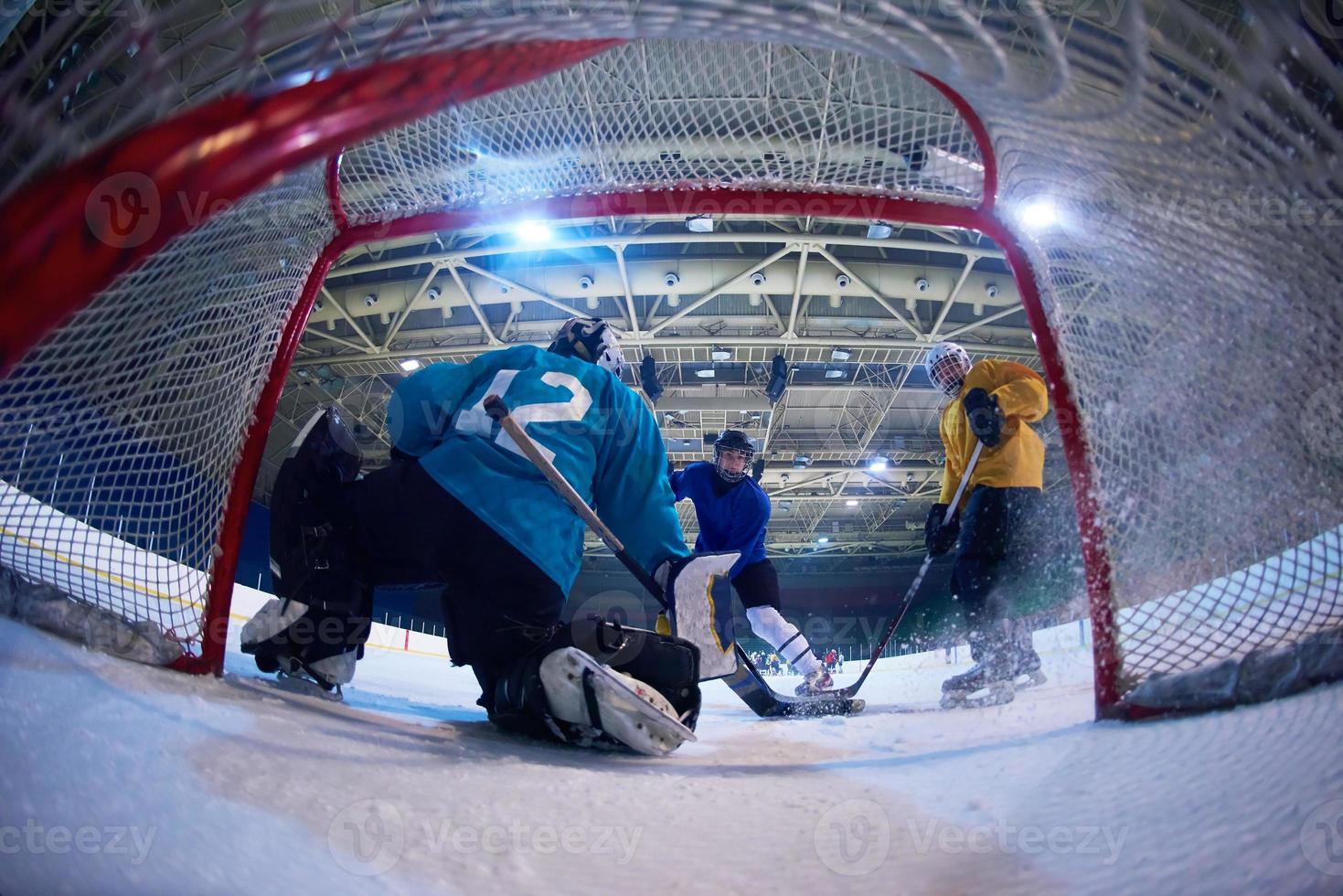 ice hockey goalkeeper photo