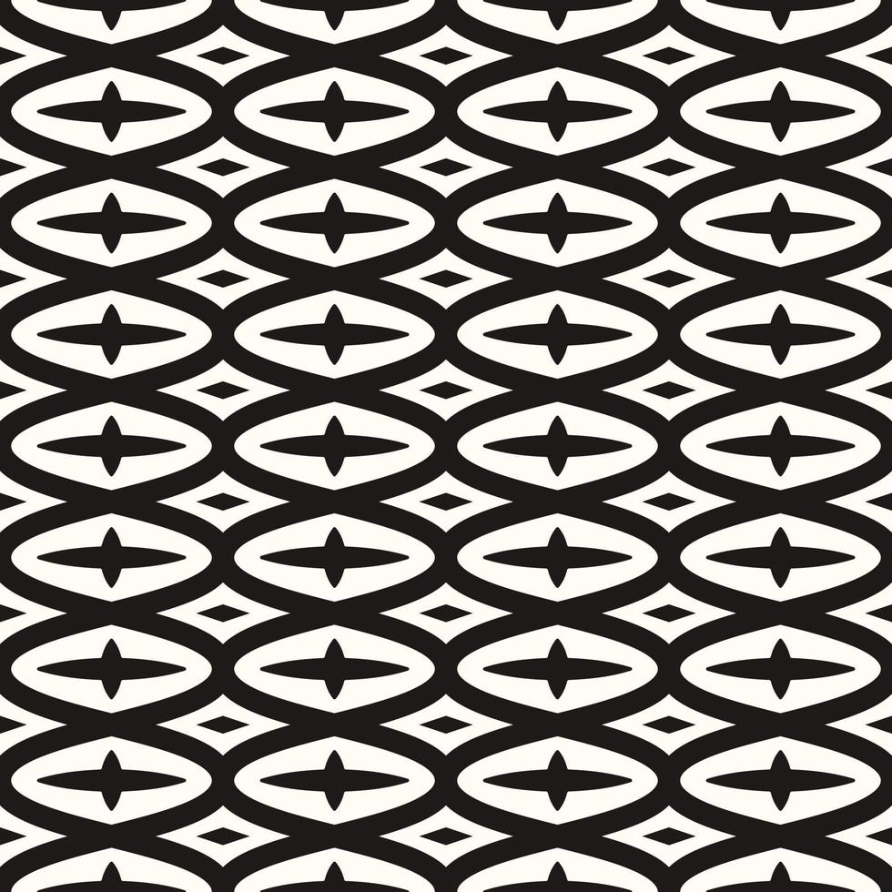 Vector Geometric Abstract Seamless Monochrome Pattern Texture Repeating Background