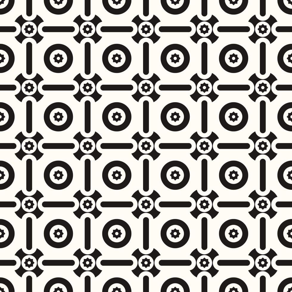 Vector Geometric Abstract Seamless Monochrome Pattern Texture Repeating Background