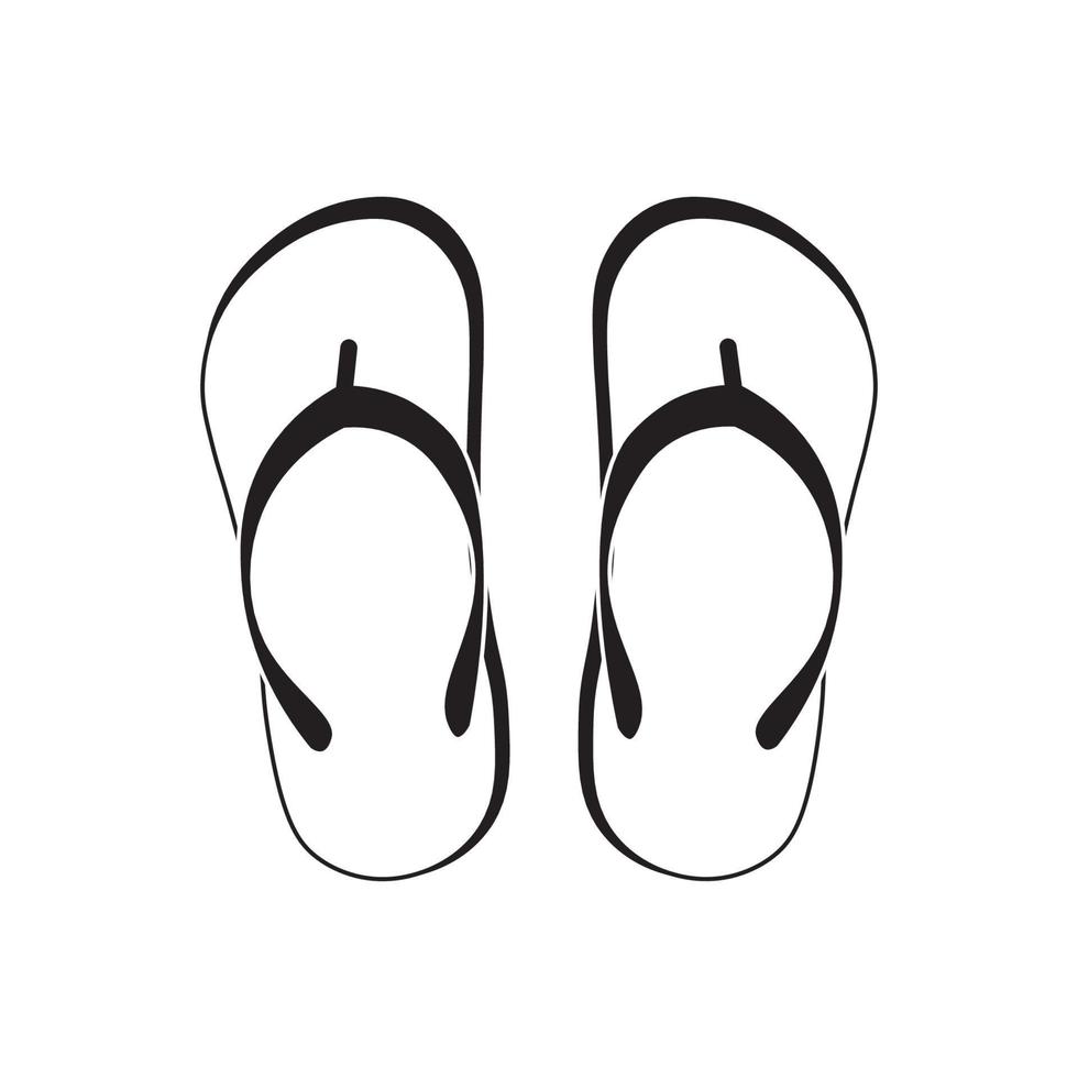 slippers logo vector design template 10836844 Vector Art at Vecteezy