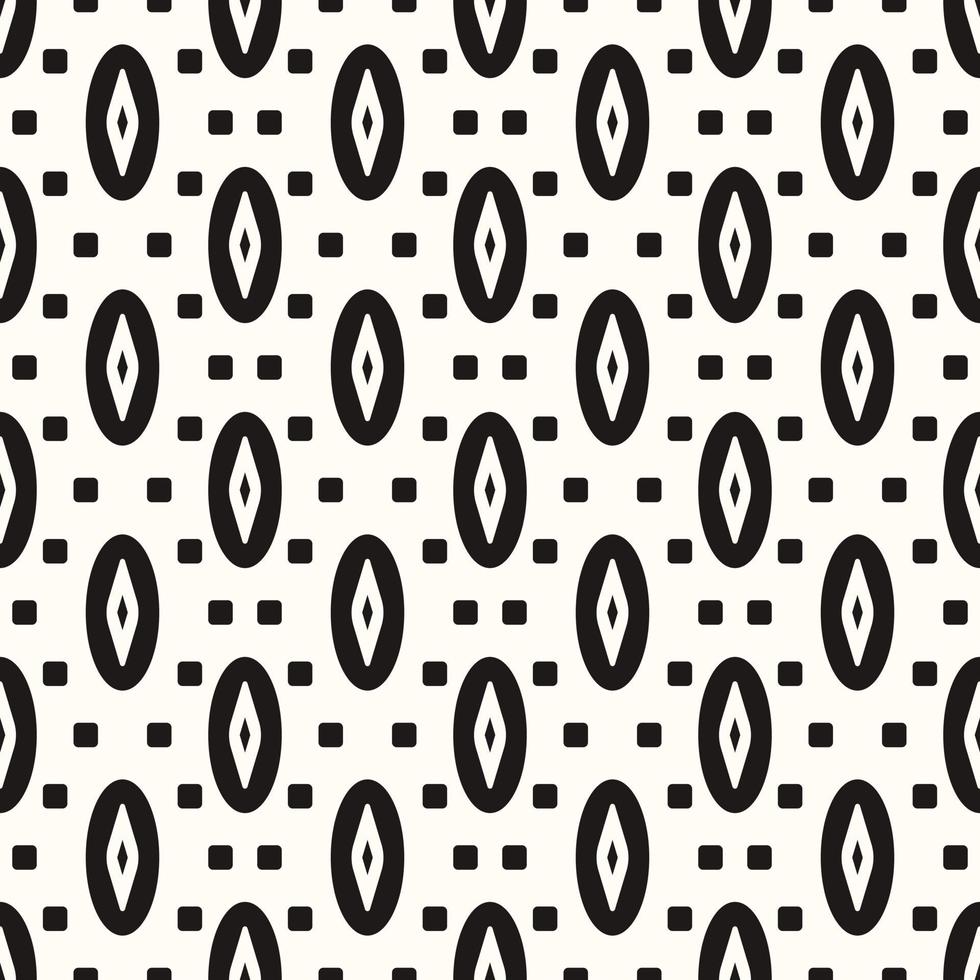 Vector Geometric Abstract Seamless Monochrome Pattern Texture Repeating Background