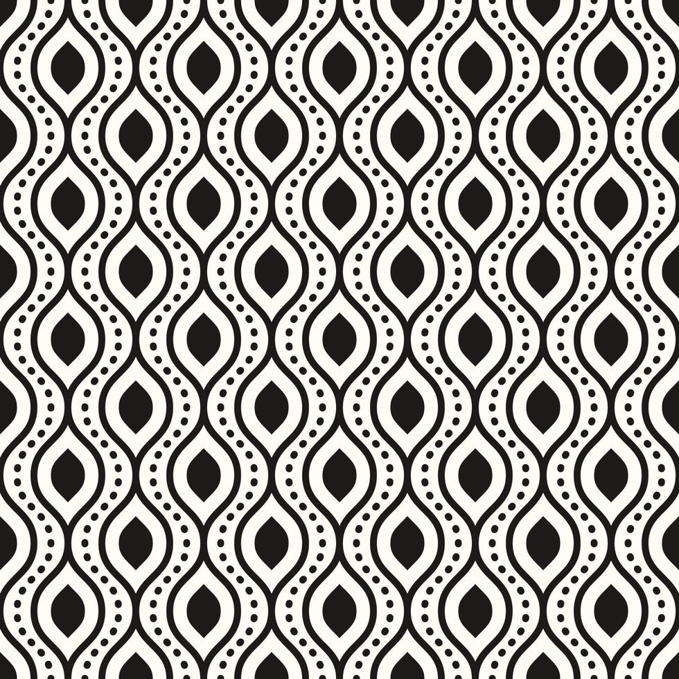 Vector Geometric Abstract Seamless Monochrome Pattern Texture Repeating Background