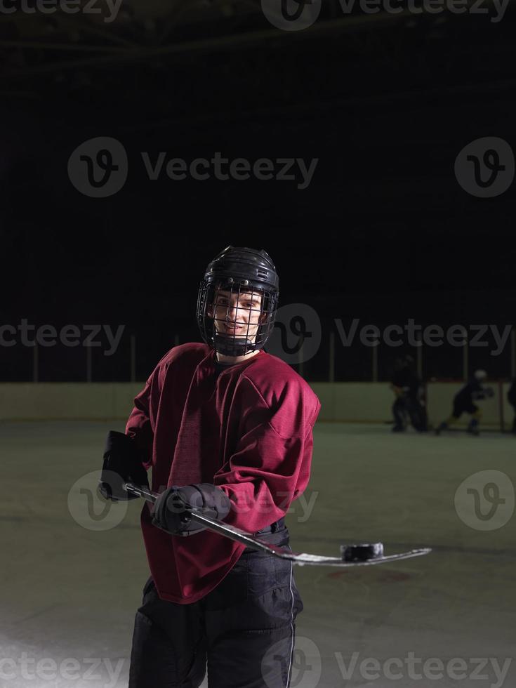 hockey player portrait photo
