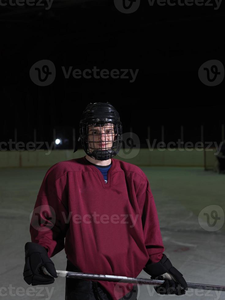 hockey player portrait photo