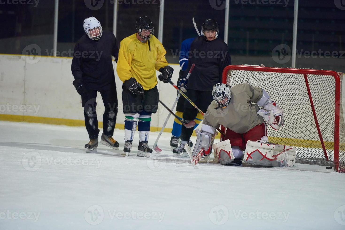 ice hockey goalkeeper photo