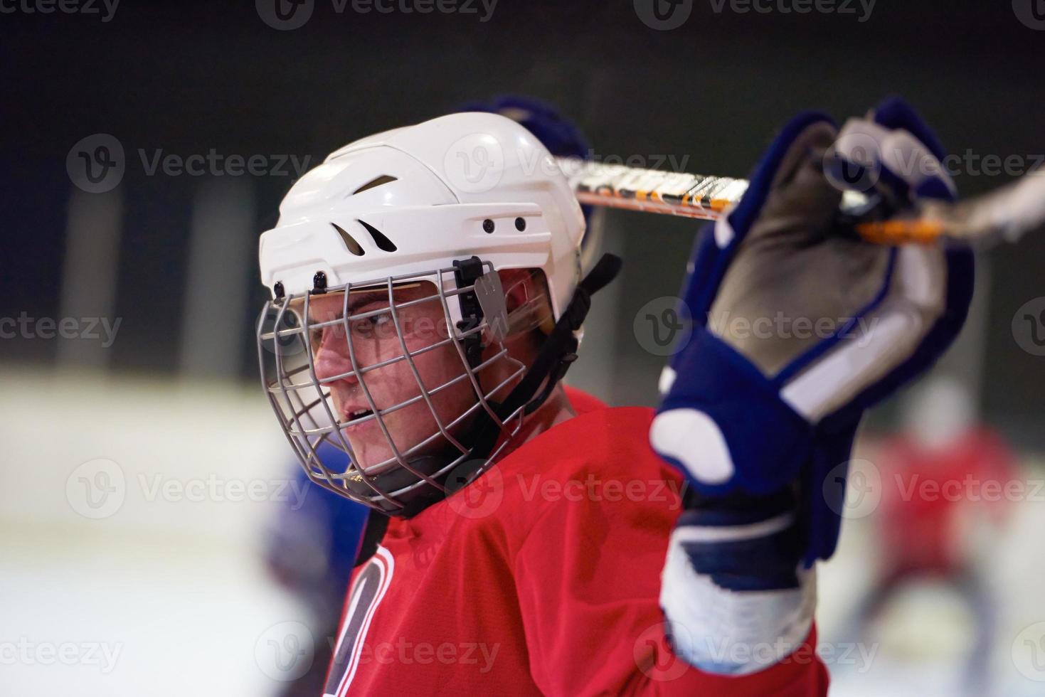 ice hockey player portrait photo