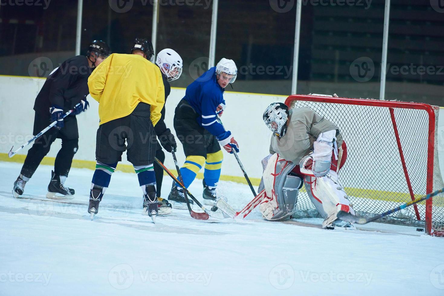 ice hockey goalkeeper photo