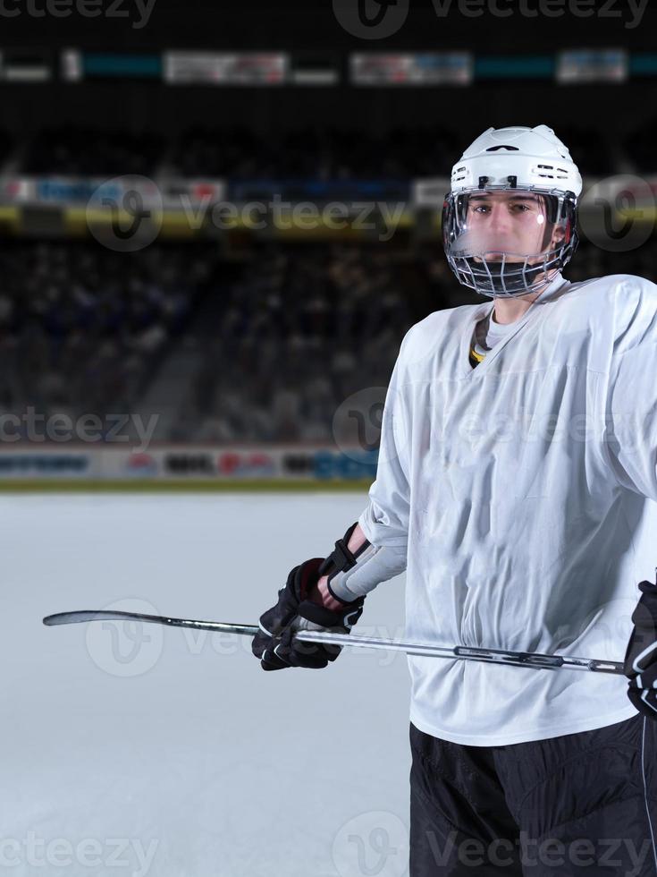 hockey player portrait photo