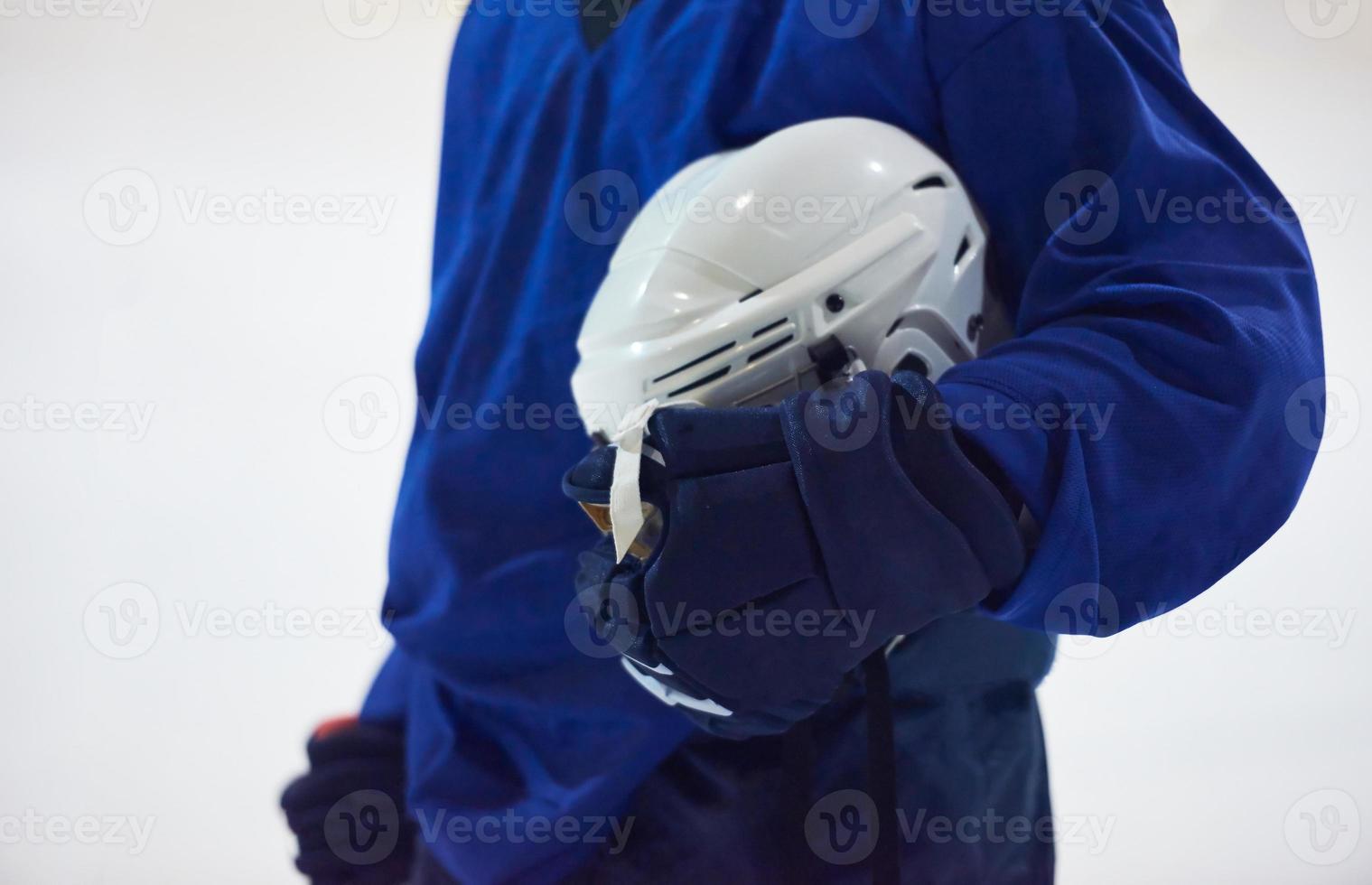 ice hockey player portrait photo