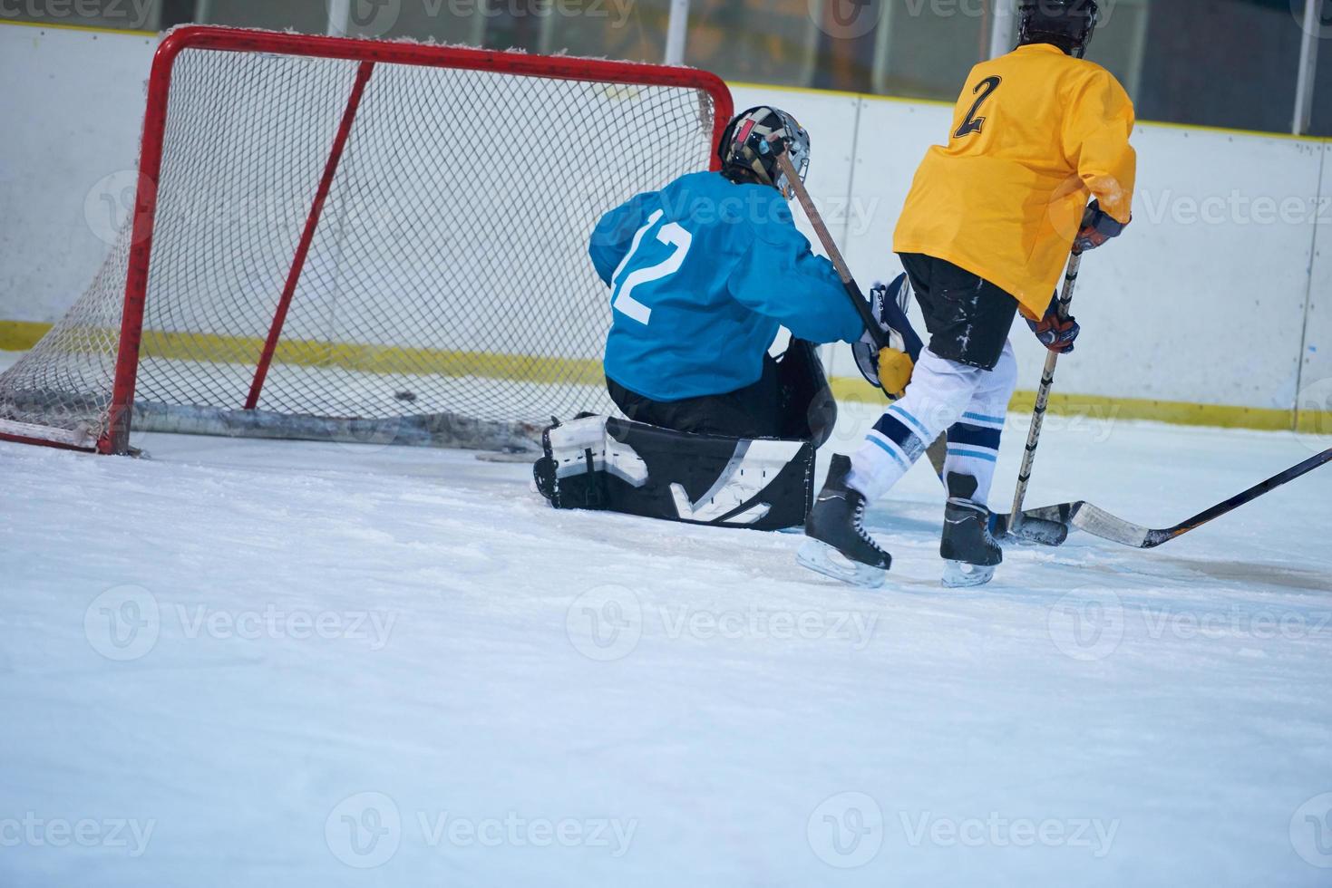 jugadores de hockey sobre hielo foto