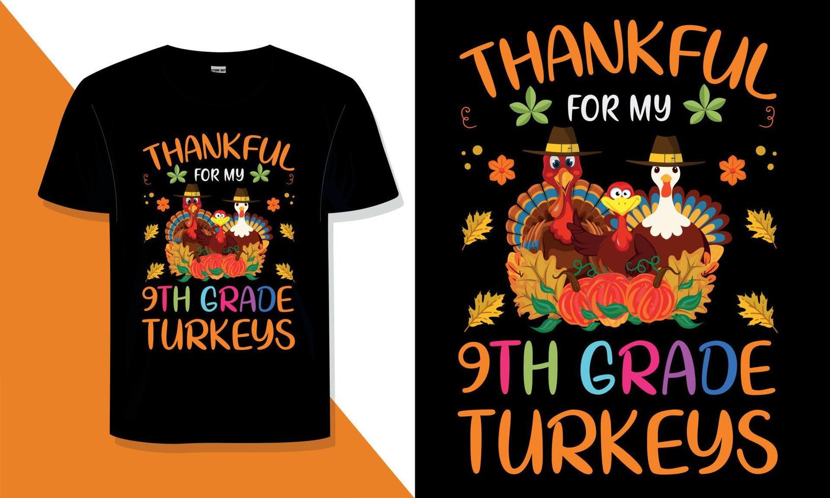 Thanksgiving t shirt design Do you need a thanksgiving typography t shirt design for a t shirt for your print on demand store vector