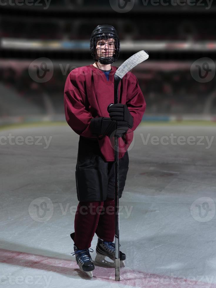 hockey player portrait photo