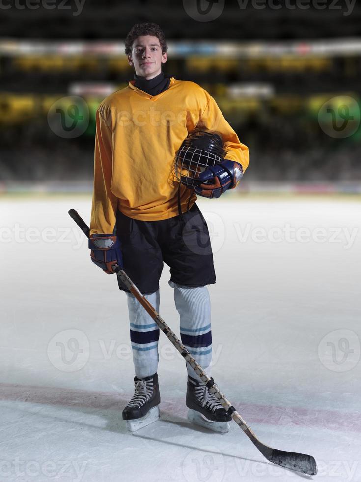 hockey player portrait photo