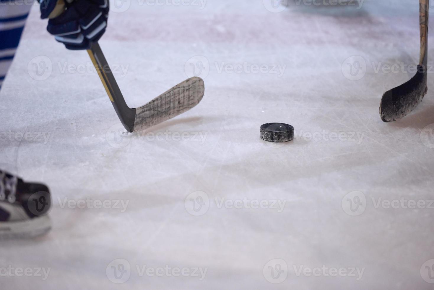 jugadores de hockey sobre hielo foto