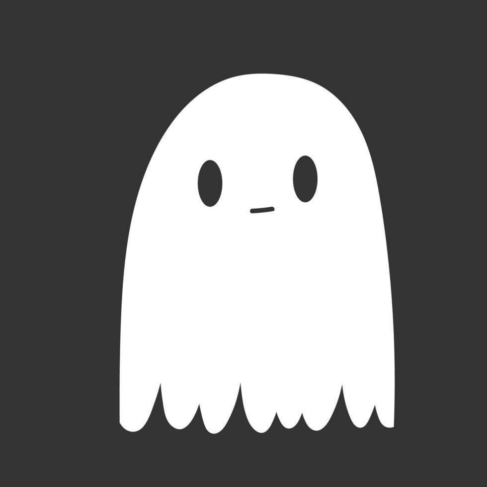 fantasmas de tela fantasmas voladores. monstruo fantasmal aterrador de halloween. siluetas de vacaciones vector