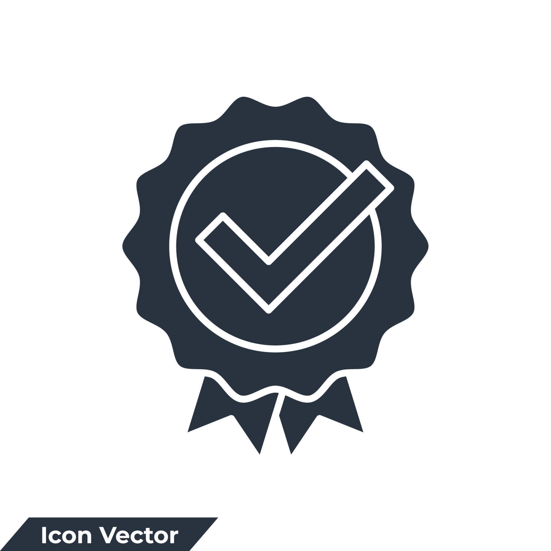 quality icon logo vector illustration. Approval check symbol template ...