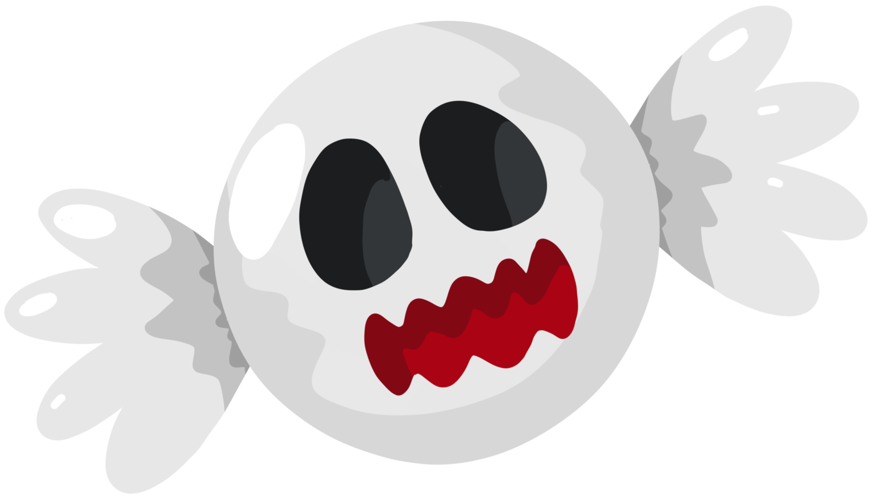 Bonito Desenho Animado Colorido Halloween Doce Boo Fantasma PNG