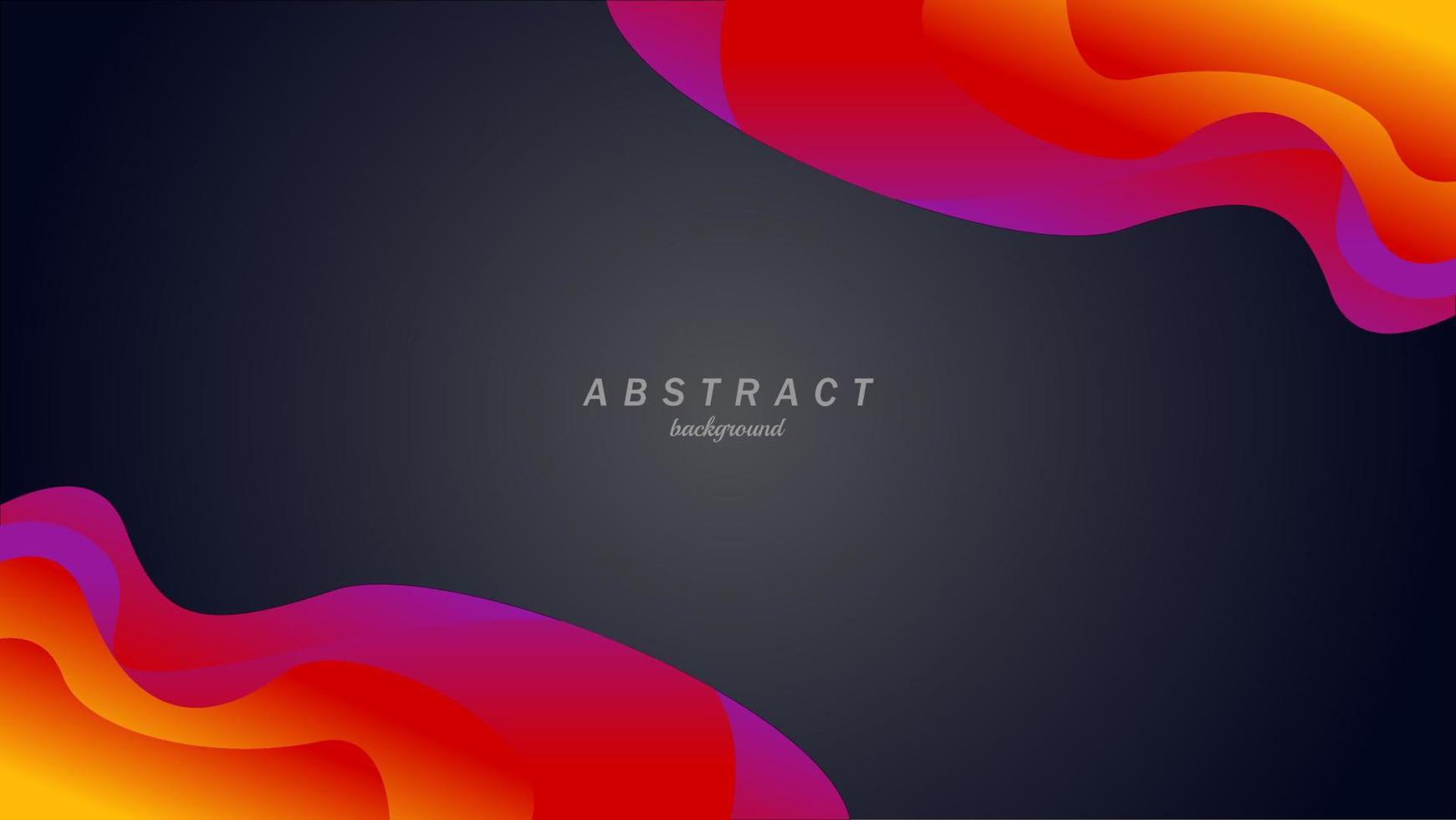 Abstract colorful gradient purple orange template background design vector