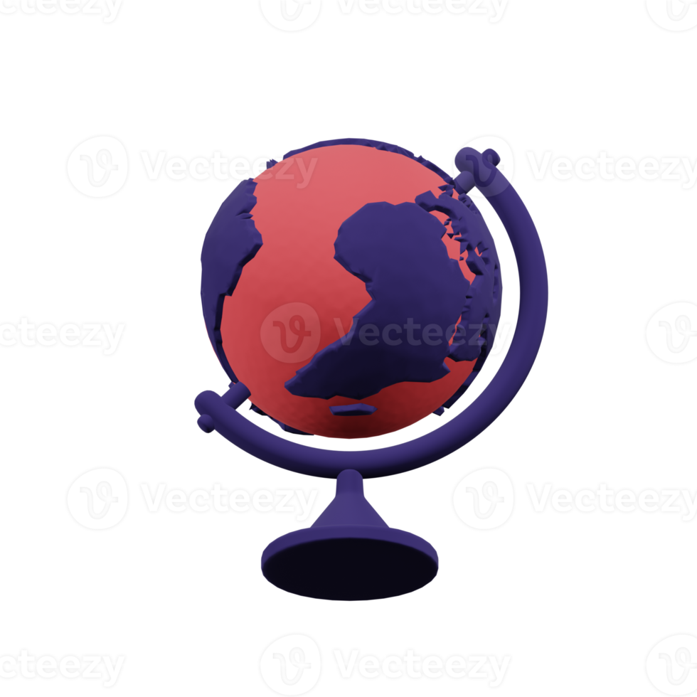 Globe Education 3D Illustrations png