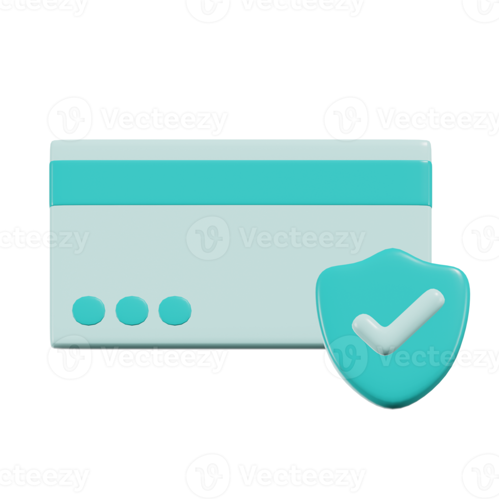 Card E Commerce 3D Illustrations png