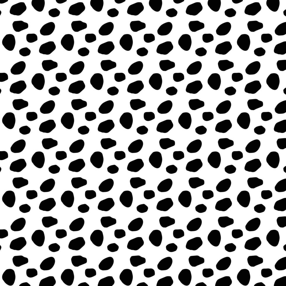 Dalmatian print pattern animal Seamless. Dalmatian skin abstract for printing, cutting and more. vector