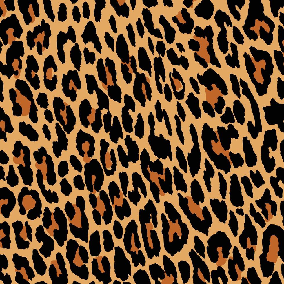 estampado de leopardo, guepardo y jaguar sin costuras. diseño de patrón sin costuras con estampado de piel animal. vector