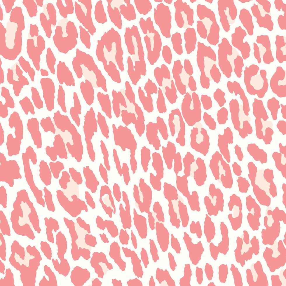 estampado de leopardo rosa vectorial animal. vector