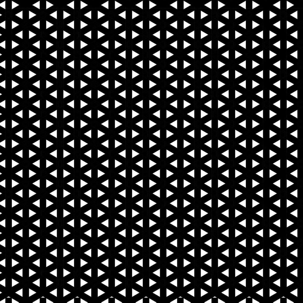 An abstract geometric fashion pattern. Black and white seamless pattern vector