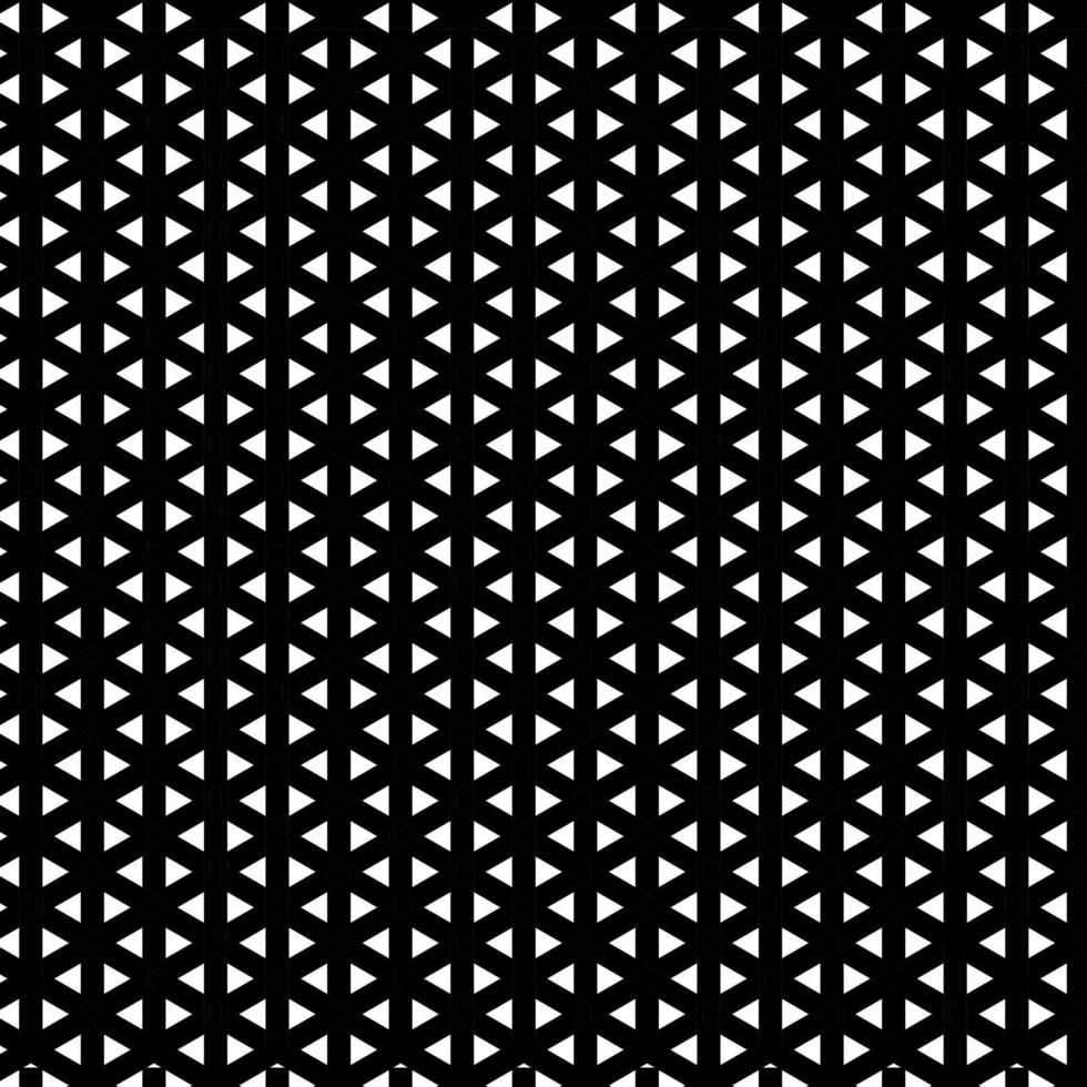 An abstract geometric fashion pattern. Black and white seamless pattern vector