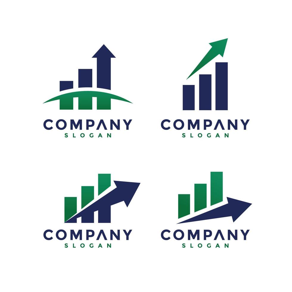 Finance up bundle logo graphic vector