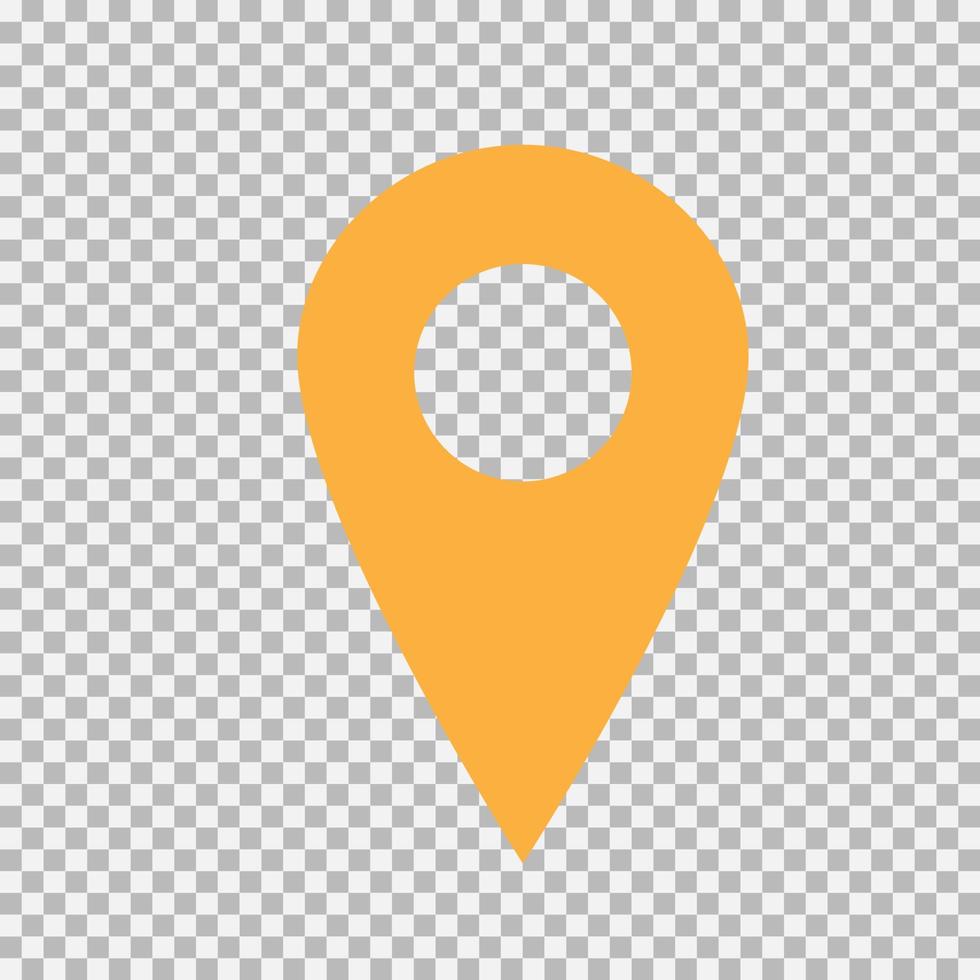 Travel Map pin sign location vector icon