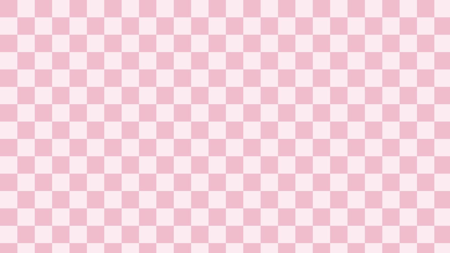 cute pastel pink small checkers, gingham, plaid, aesthetic checkerboard wallpaper illustration, perfect for banner, wallpaper, backdrop, postcard, background for your design vector