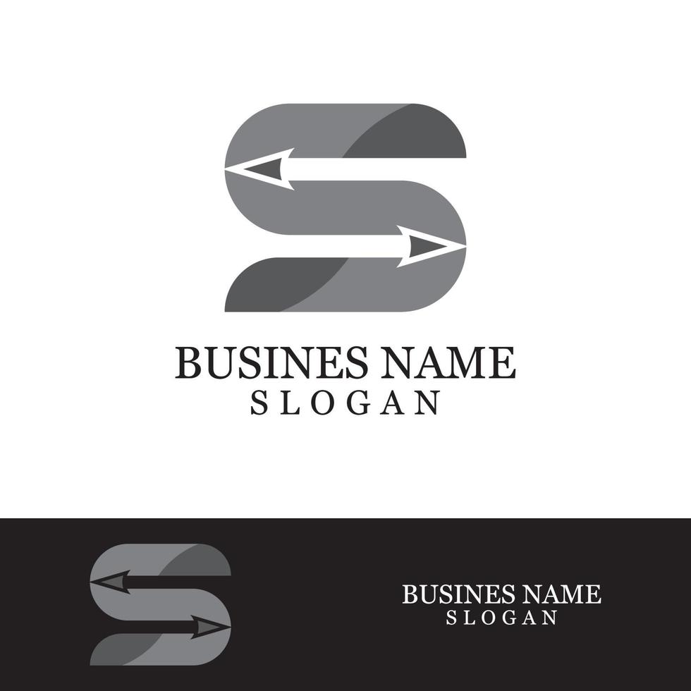 Business corporate S letter logo vector