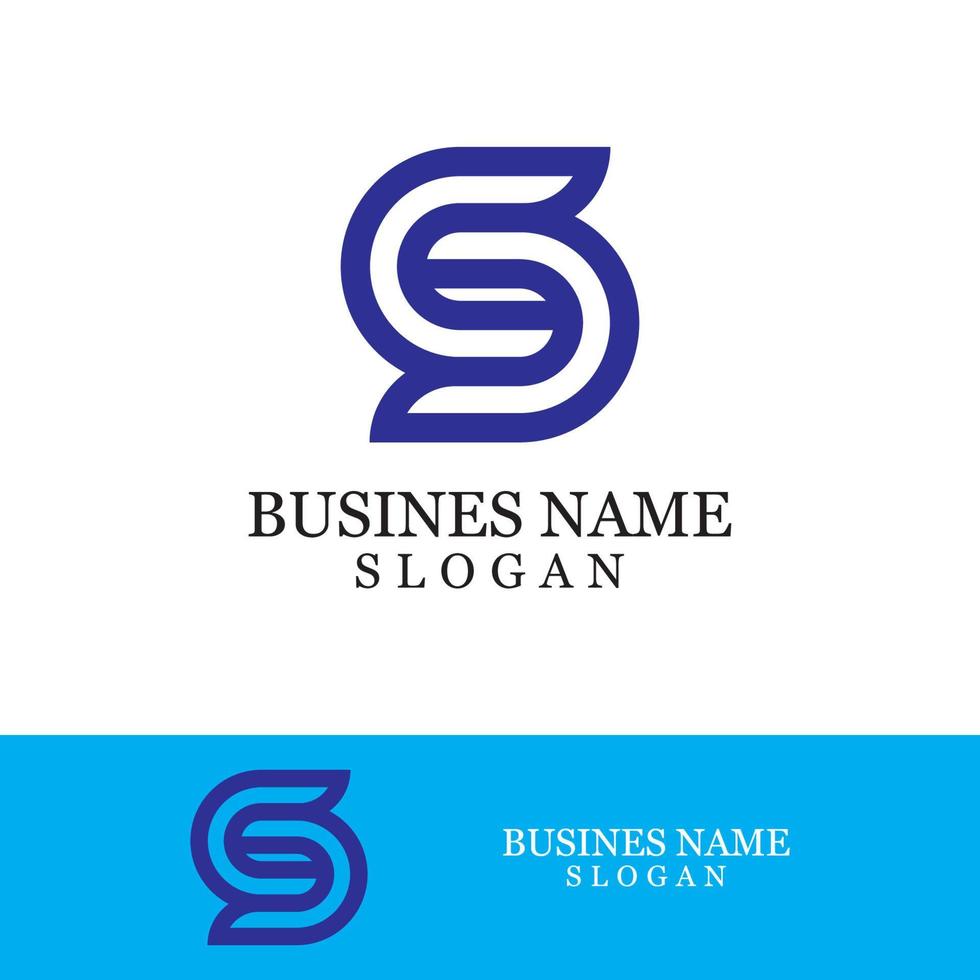 Business corporate S letter logo vector