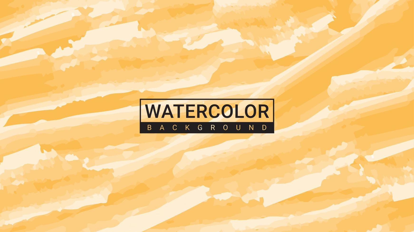 orange watercolor abstract background for web or print vector design element