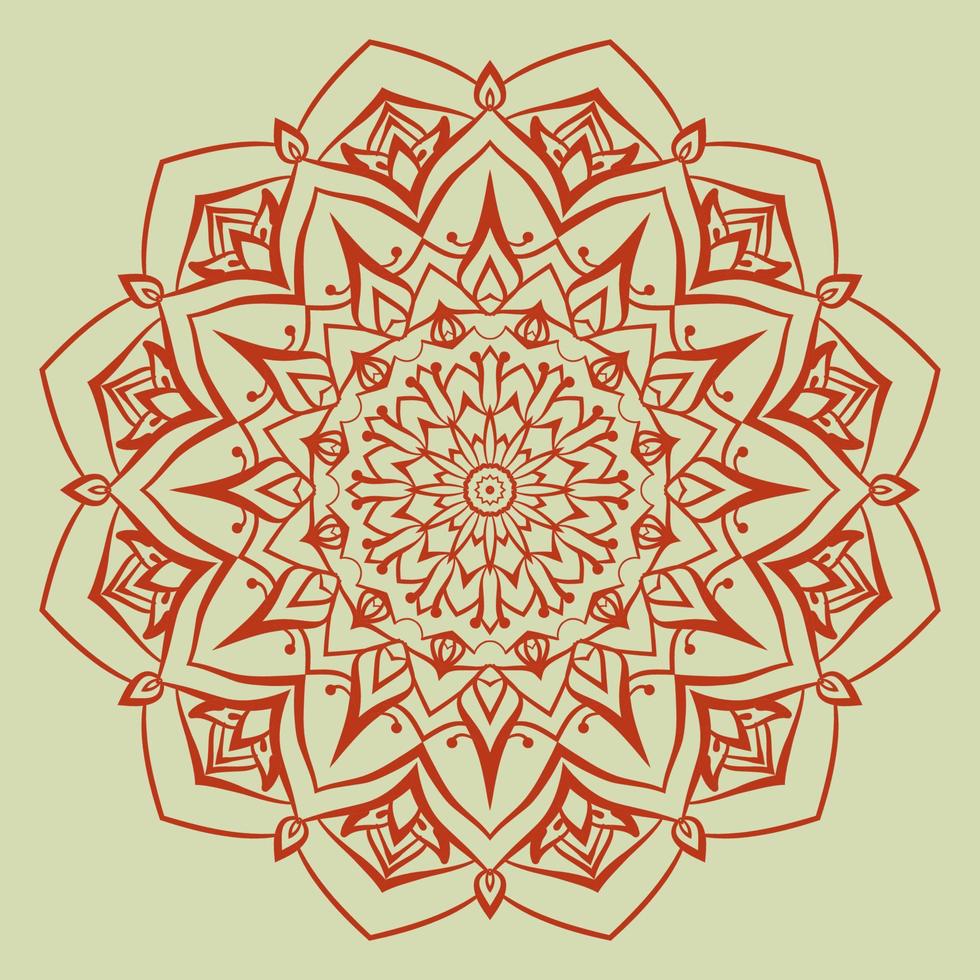 abstract round decorative mandala art vector design element
