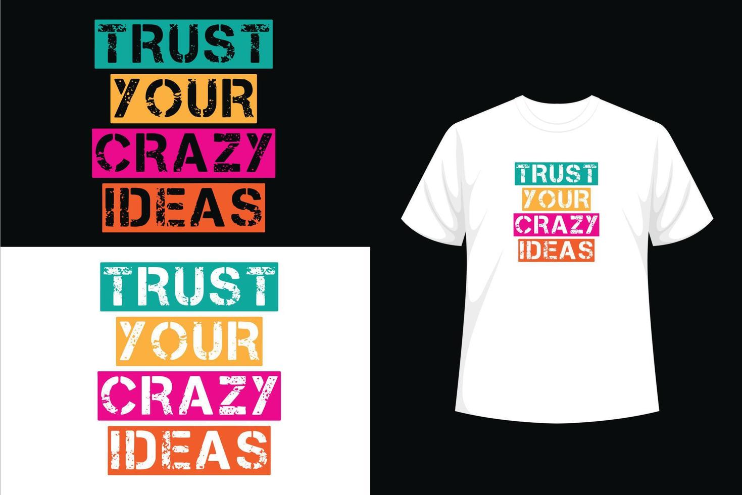 typography t shirt design vector