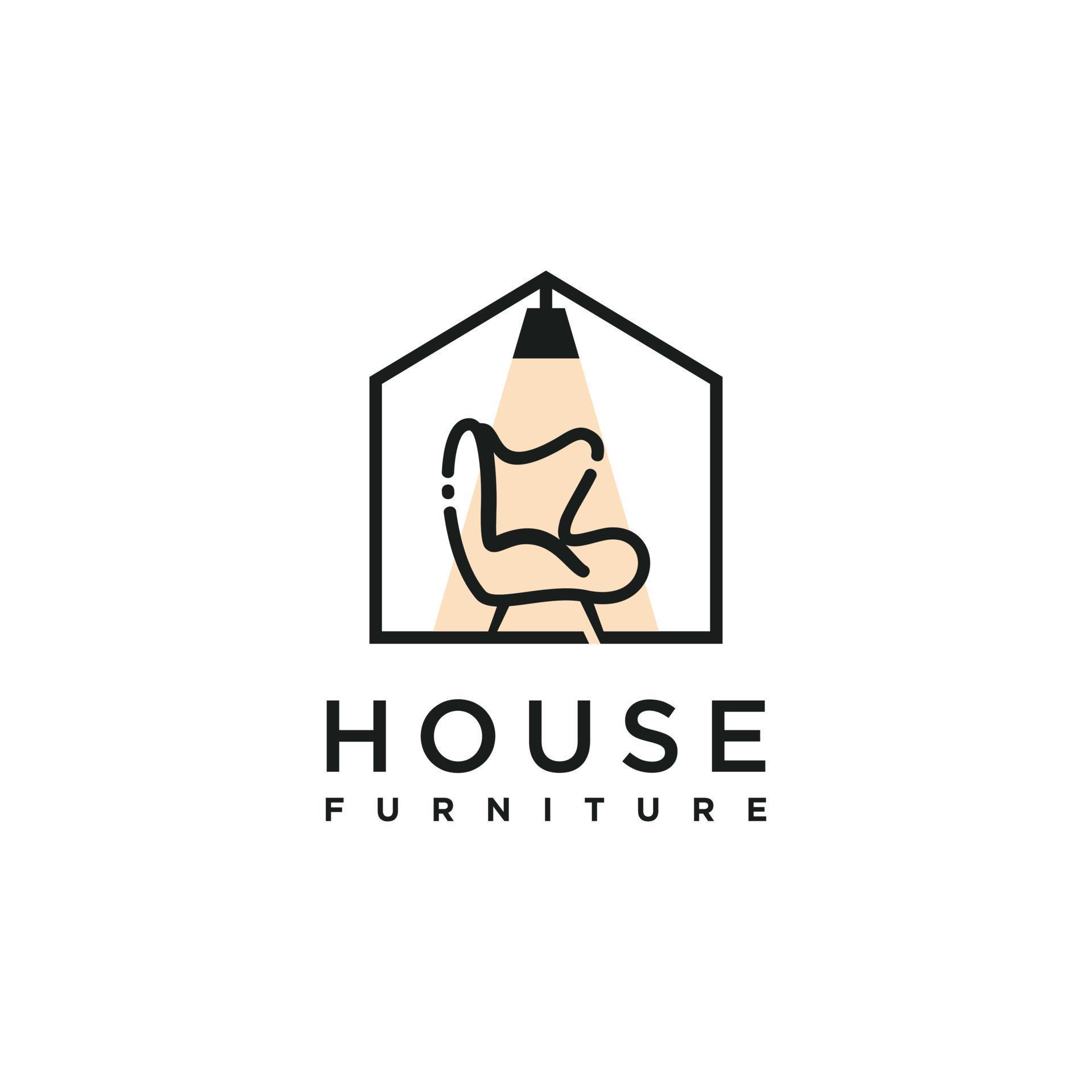 Creative furniture icon logo design Premium Vector 10840503 Vector Art