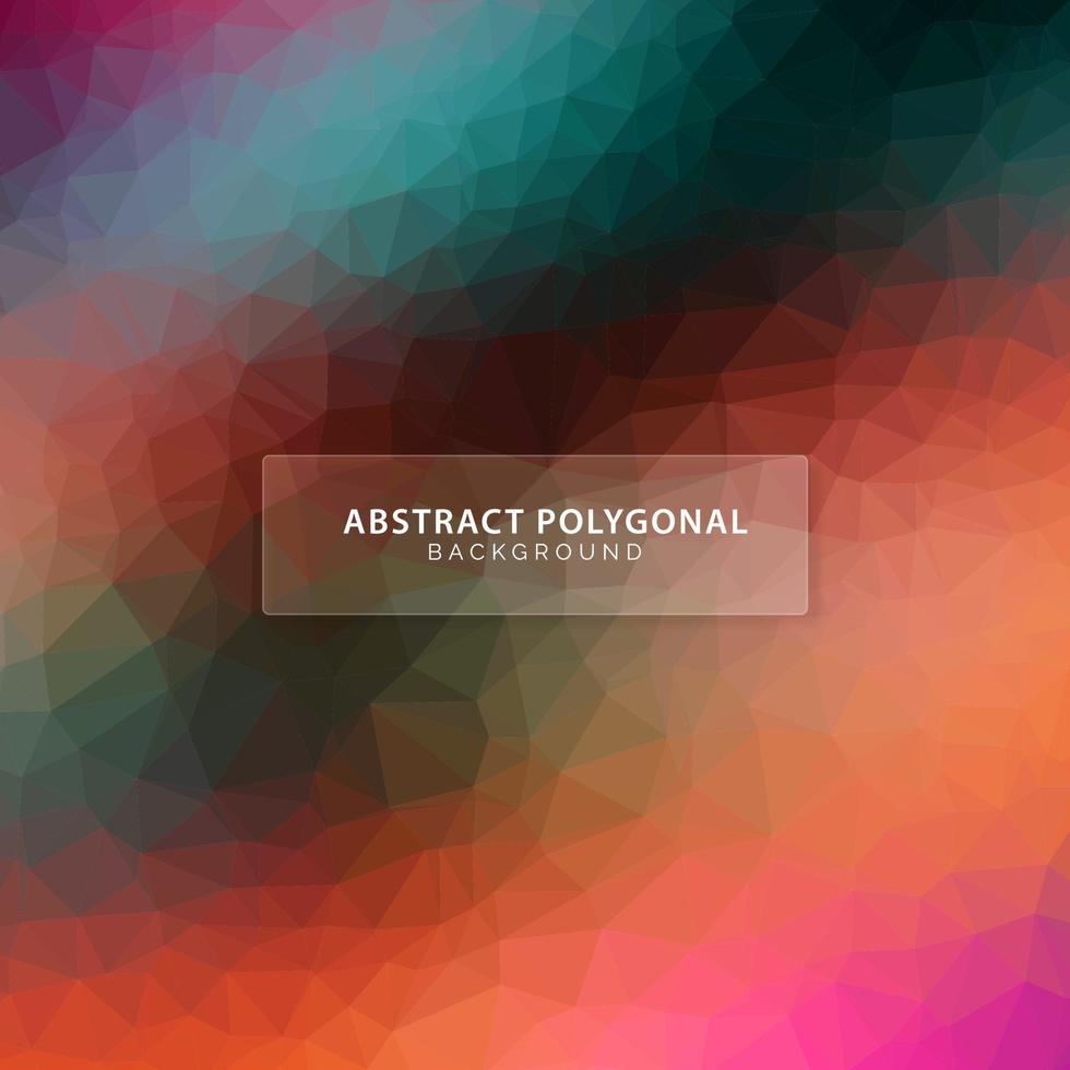Abstract low poly background with triangle shapes vector