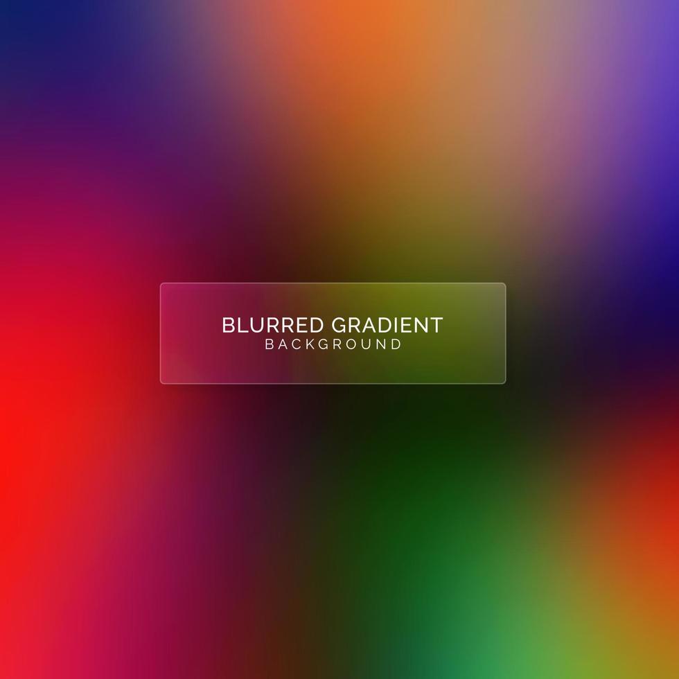 Gradient blur abstract background design vector