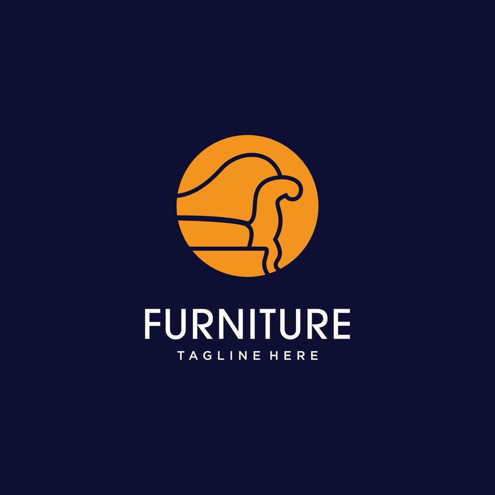 Creative furniture icon logo design Premium Vector 10840631 Vector Art