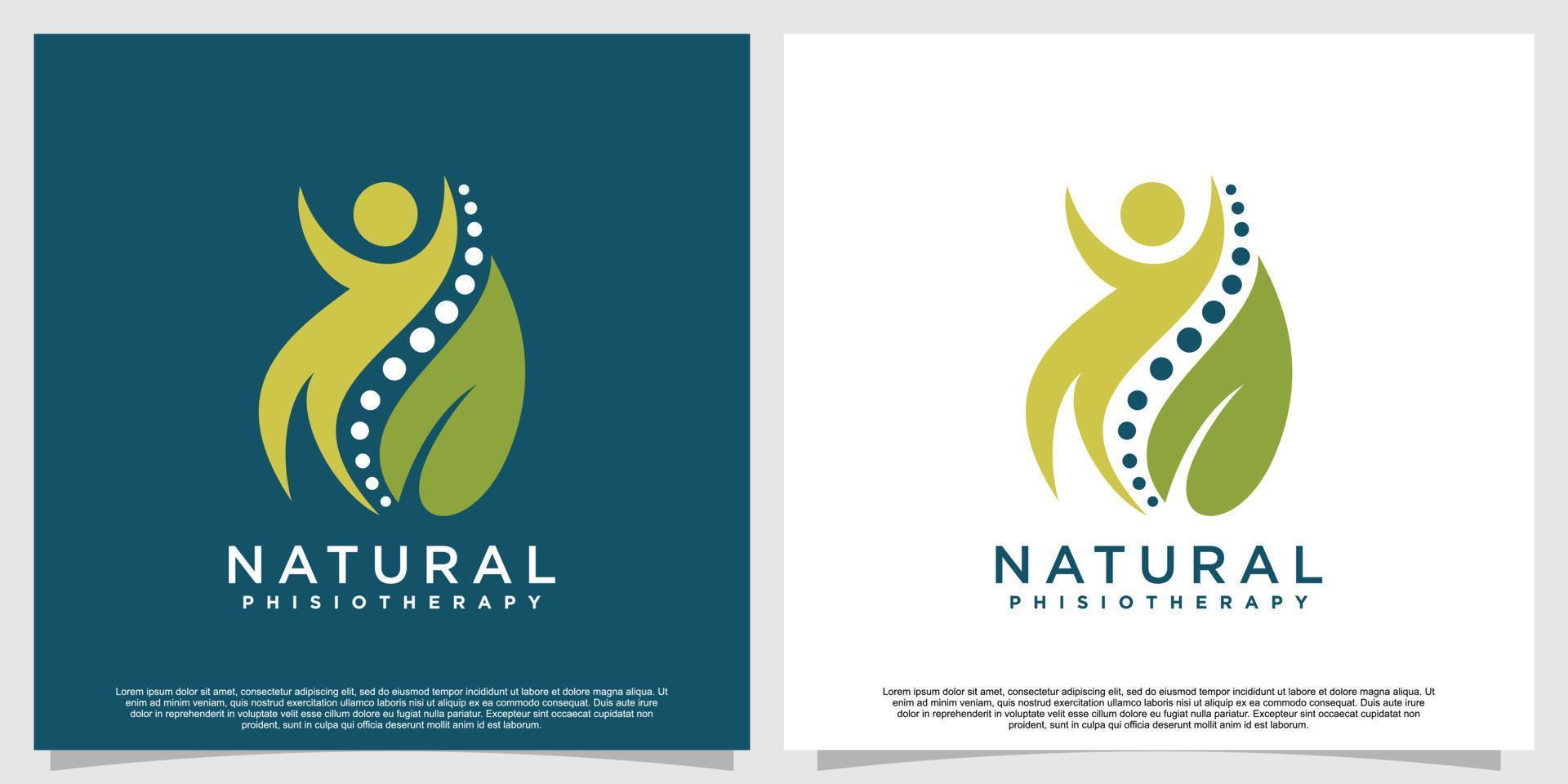 Massage logo design for massage theraphy health Premium Vector part 2