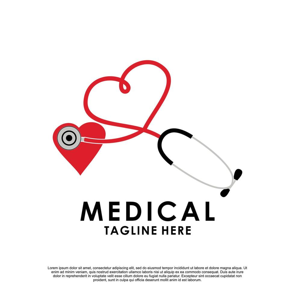 Medical logo design concepts Premium Vector