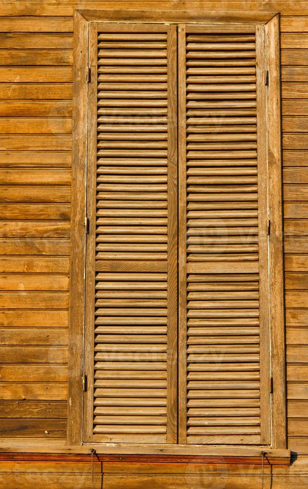 Brown Wooden Window photo