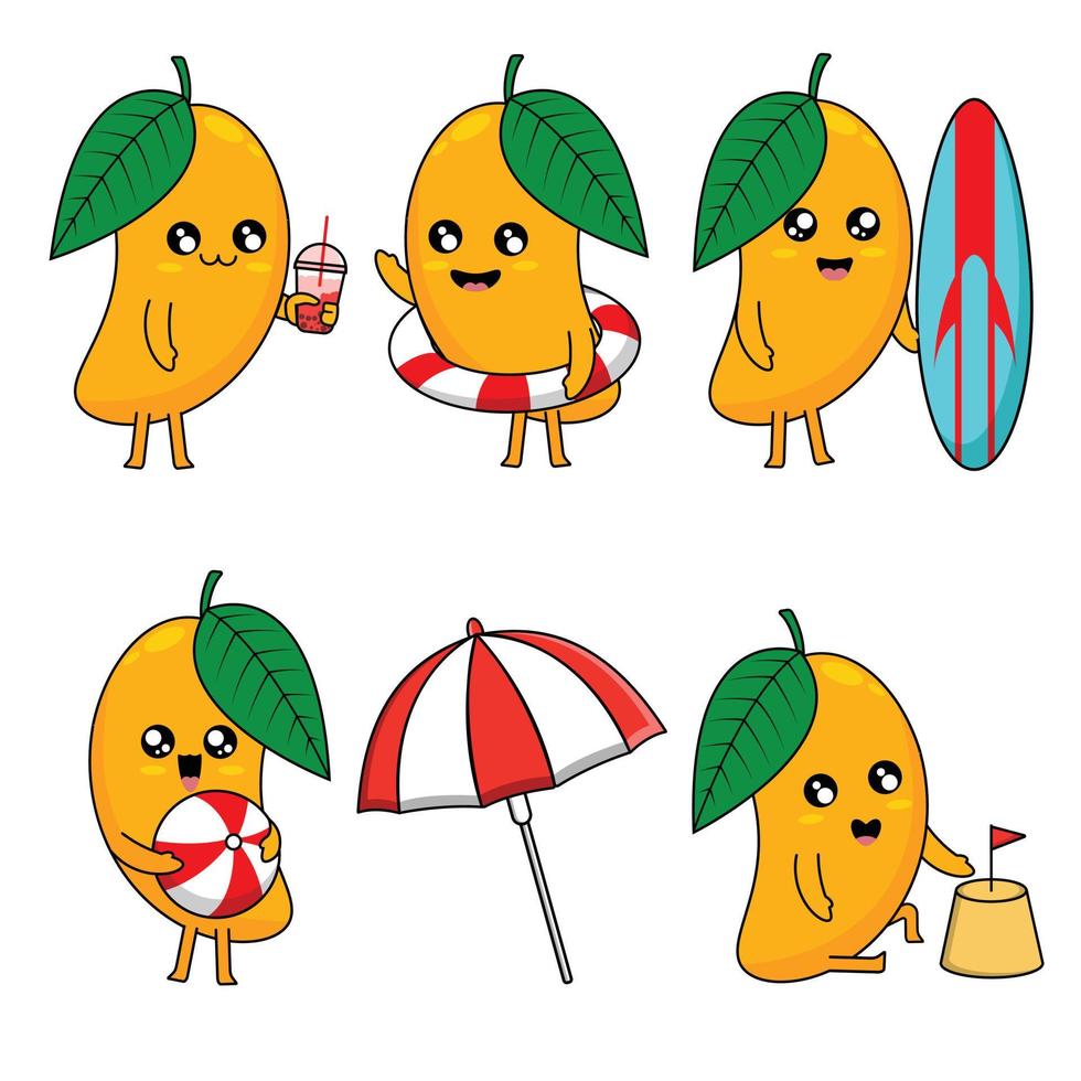 Cute mango fruit engaged in sports on the beach and summer. surfing. ball. juice. Cute cartoon food character vector set isolated on white background 10841137 Vector Art at Vecteezy Cute mango fruit engaged in sports on the beach and summer. surfing. ball. juice. Cute cartoon food character vector set isolated on white background 10841137 Vector Art at Vecteezy