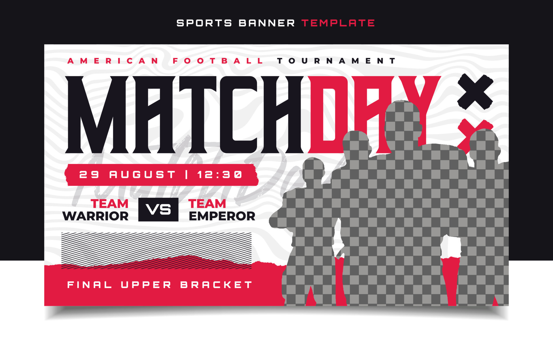 Soccer Match Social Media Post Or Flyer Template