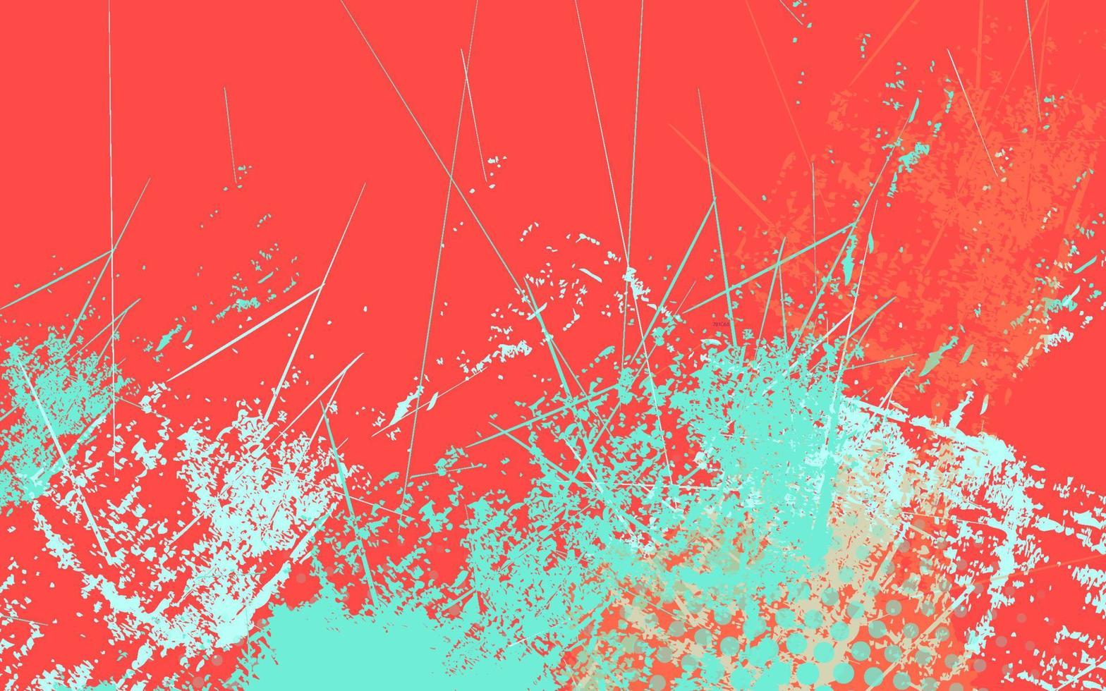 Abstract grunge texture red and blue color background vector