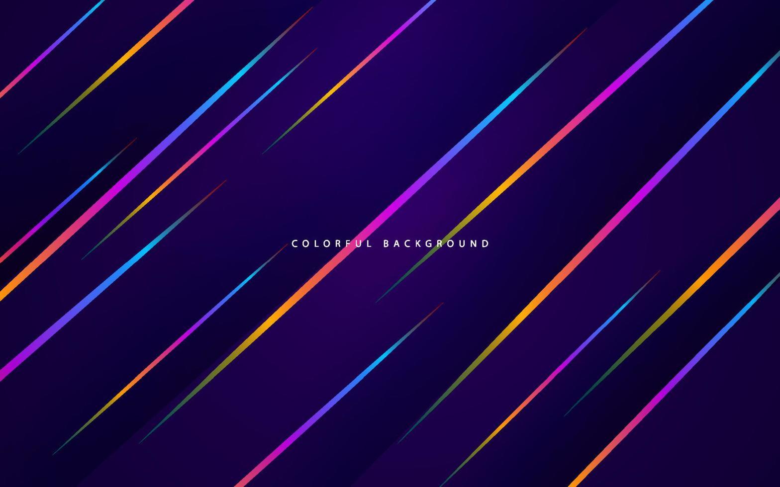 Abstract geometric with lines colorful background vector
