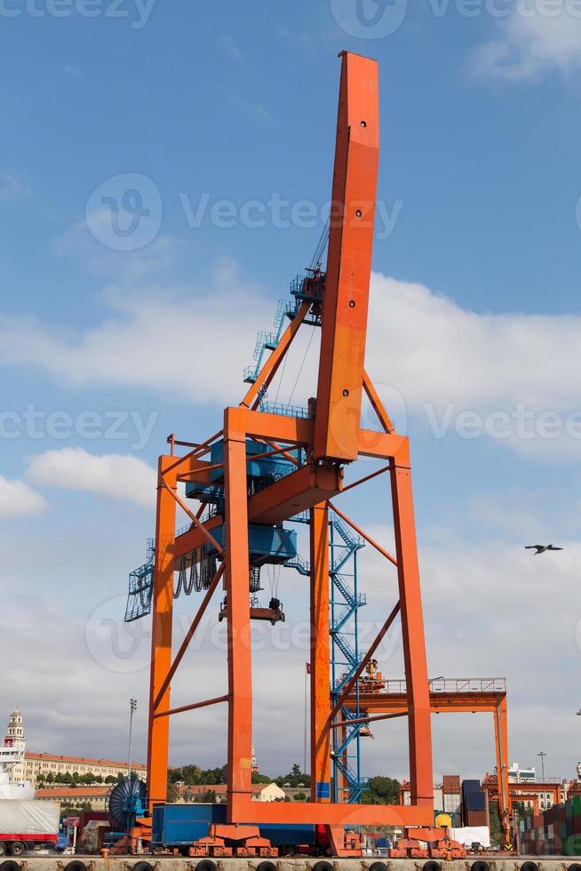 Port Crane in Istanbul photo