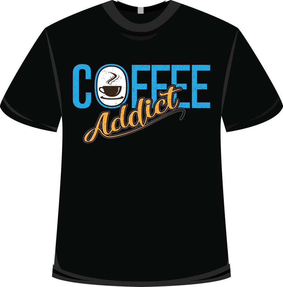 diseño de camiseta del día internacional del café vector